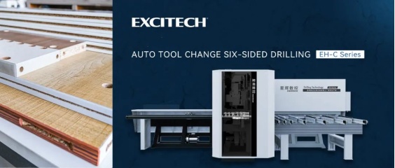 Excitech EH-C Altı Taraflı Sondaj Makinesi Otomatik Takım Değiştirme Fonksiyonu.