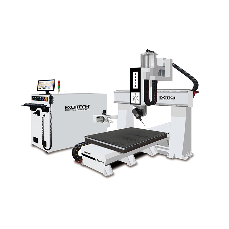 Ahşap Oymacılığı için 5 Eksenli CNC Router Freze Makinesi