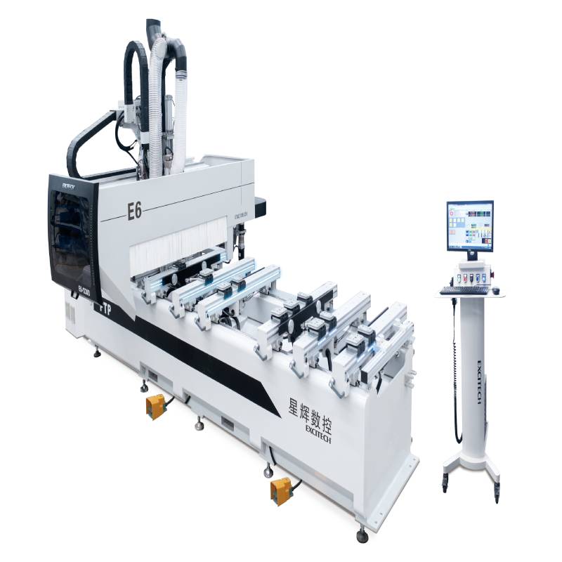 Tek Kollu PTP MDF CNC Delme Ağaç İşleme Merkezi